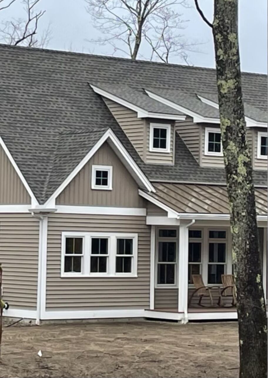 New dimensional shingle roof installation