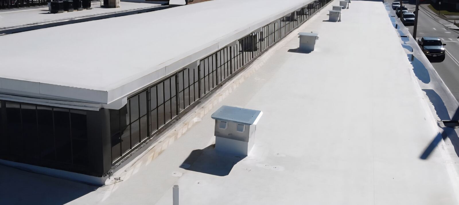 Commercial TPO roofing system